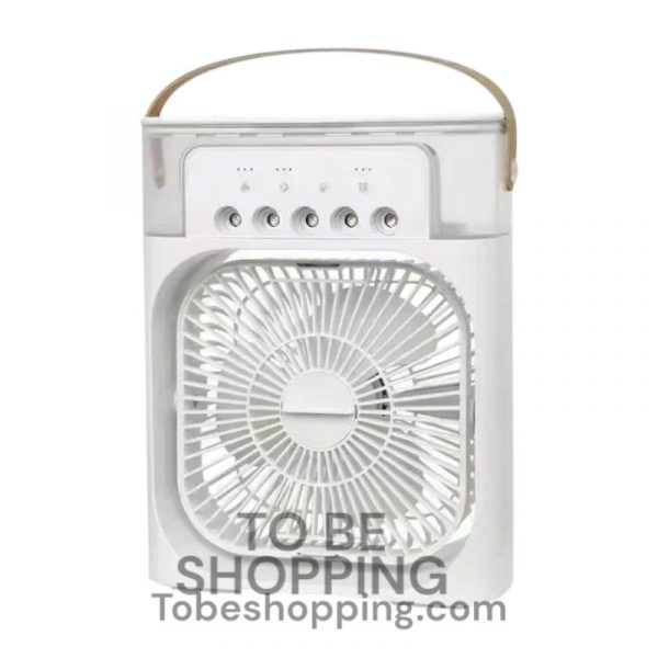TO BE SHOPPING's Portable Humidifier Air Cooler Fan, USB Electric Fan, with LED Night Light and Water Mist for 3 in 1 Air Cooler