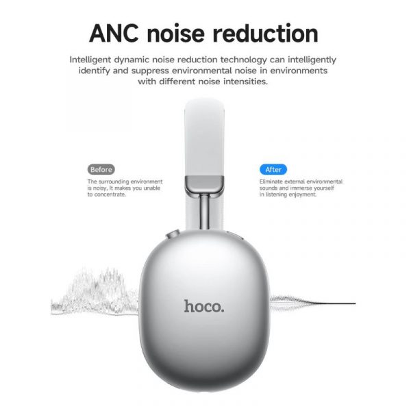 Hoco W35 Max Wireless Headset with 90 Hours Battery Life –
