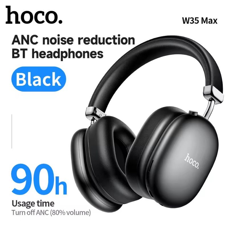 Hoco W35 Max Wireless Headset with 90 Hours Battery Life –