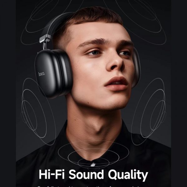 Hoco W35 Max Wireless Headset with 90 Hours Battery Life –